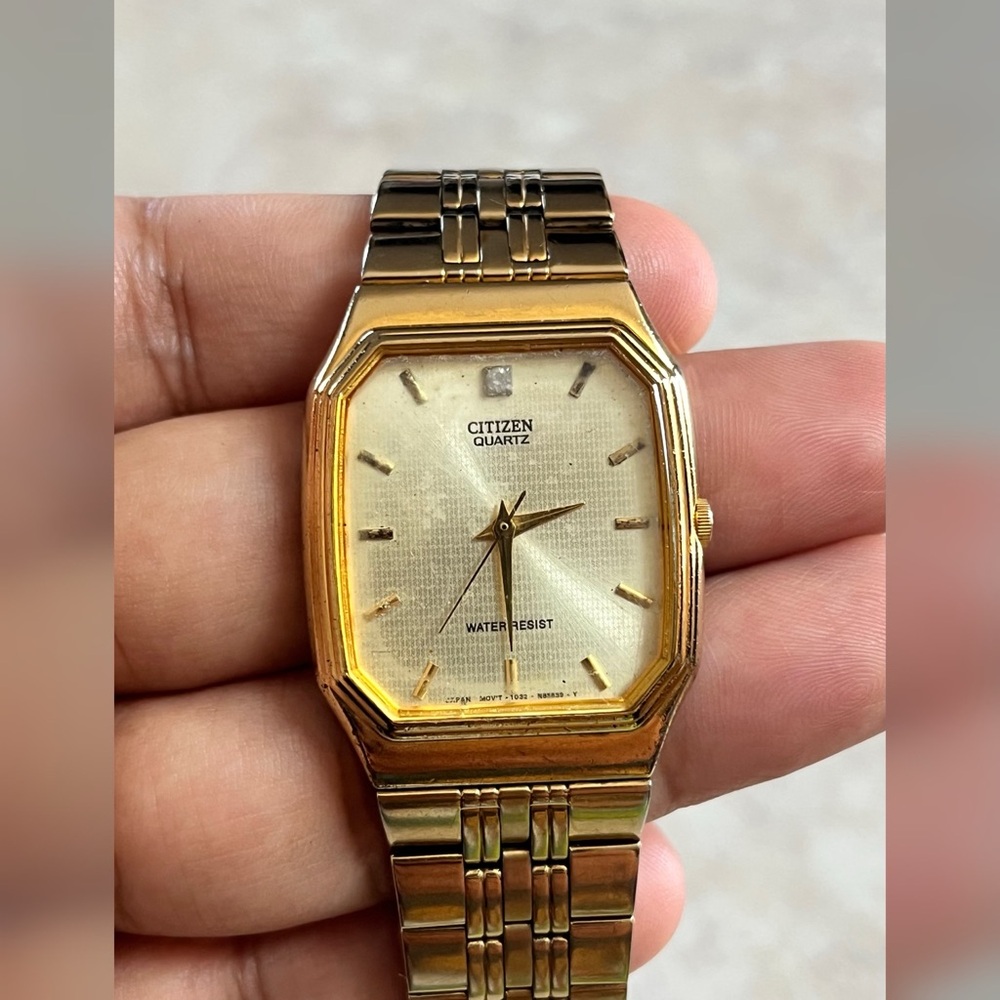 Citizen Quartz Vintage Gold Color Men's Watch